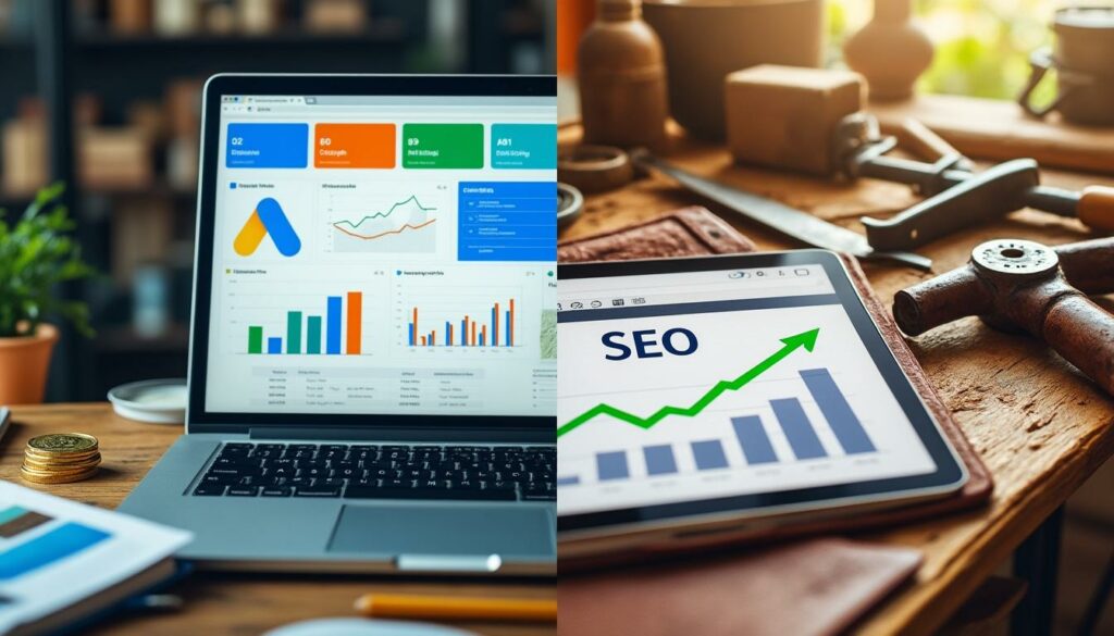 découvrez les avantages de google ads et du seo pour les artisans. apprenez quand choisir l'un, l'autre, ou comment combiner ces stratégies pour maximiser votre visibilité et remplir efficacement votre carnet de commandes.